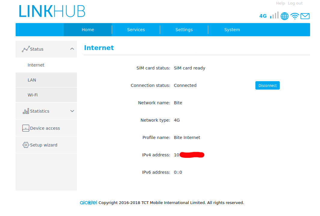 HH40V Web UI